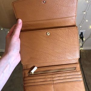 Tan Wristlet/Wallet